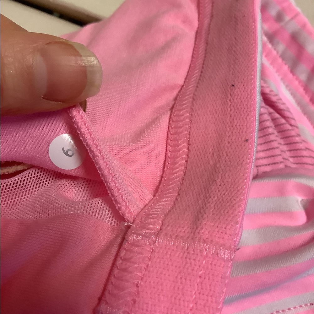 Lululemon pink striped tank top size 6 - Picture 4 of 6